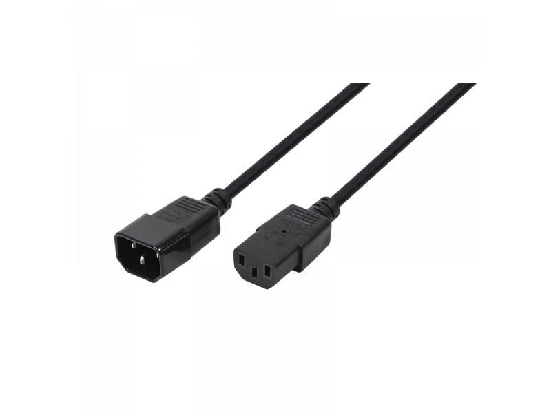 Prolunga cavo di alimentazione Logilink, connettore IEC 1,80 m nero CP091