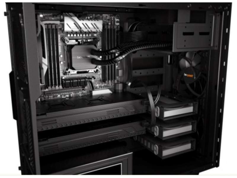 be quiet! Pure Base 600 Midi Tower Nero, Argento
