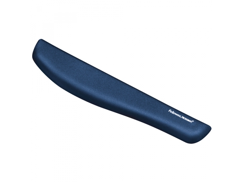 Fellowes 9287402 poggiapolso Tessuto Schiuma Blu (Fellowes 9287402 Plushtouch Blue Keyboard Wrist Support) - Versione UK