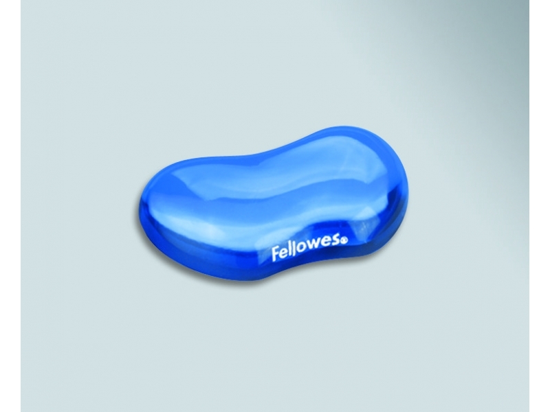 FELLOWES REPOSE-POIGNET GEL CRYSTAL - BLEU