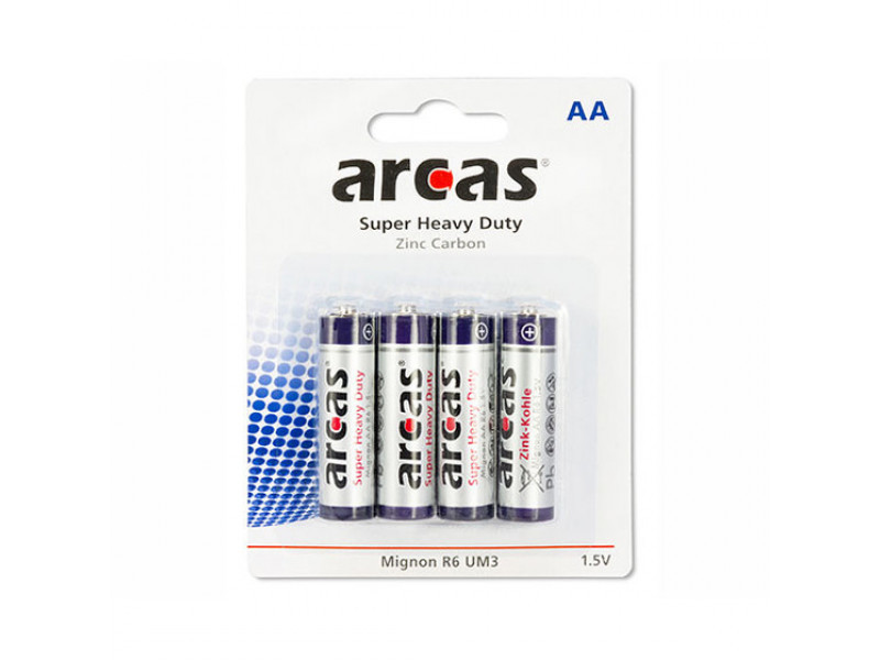 Batteria Arcas R06 Mignon AA (4 pz.)