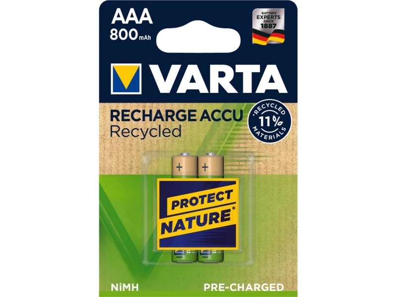 Varta 56813 101 402 batteria per uso domestico Batteria ricaricabile Mini Stilo AAA Nichel-Metallo Idruro (NiMH)