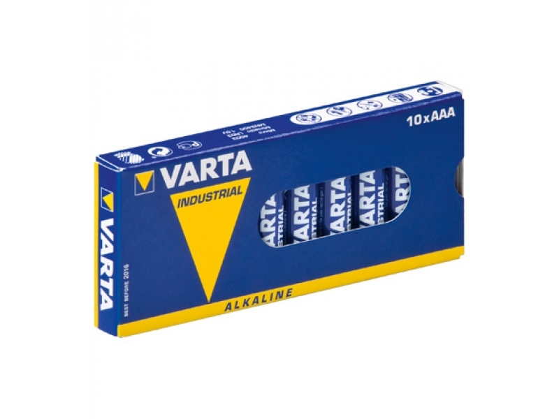 Industrial Pro AAA VARTA Type 4003 Int. Baugre nach IEC LR03 Baugre AAA Micro Durchmesser 10.5 mm Gre 44.5 mm Gewicht 1
