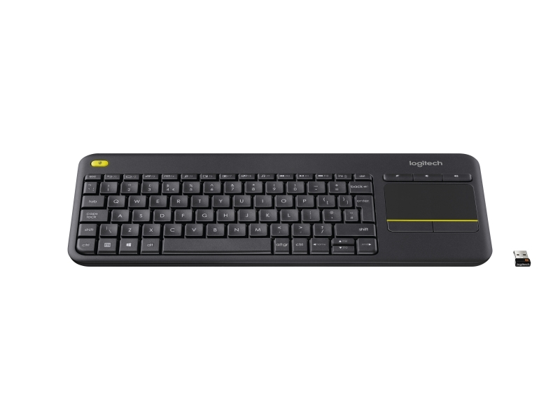 LOGITECH WIRELESS TOUCH KEYBOARD K400 PLUS - DARK - FRA - CENTRAL