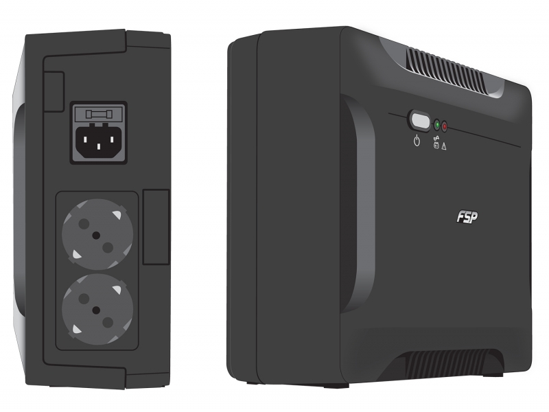 FSP/Fortron Nano 800 Standby Offline 08 kVA 480 W 2 presae AC (NANO800 - 800VA/480WInput Voltage - 110/120VAC or 220/230/240VAC