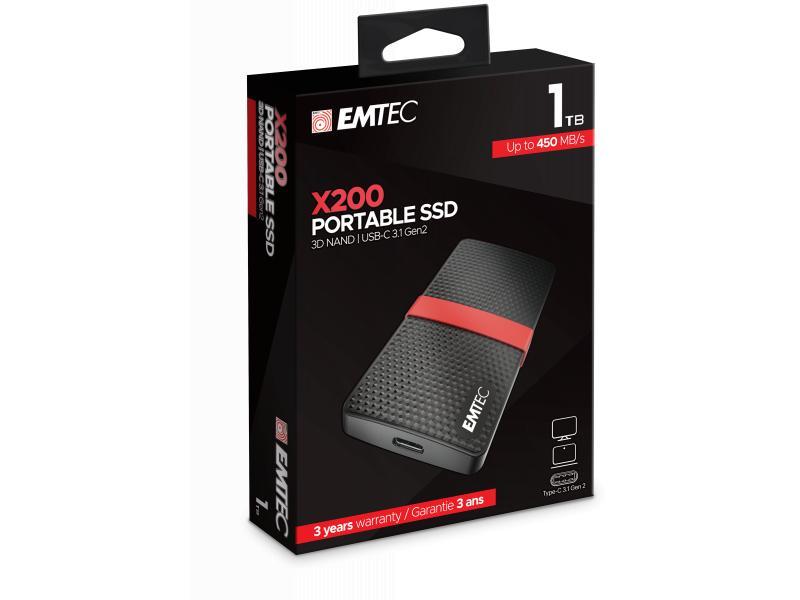 EMTEC HARD DISK SSD ESTERNO DA ECSSD1TX200 1 TERABYTE (3.1)