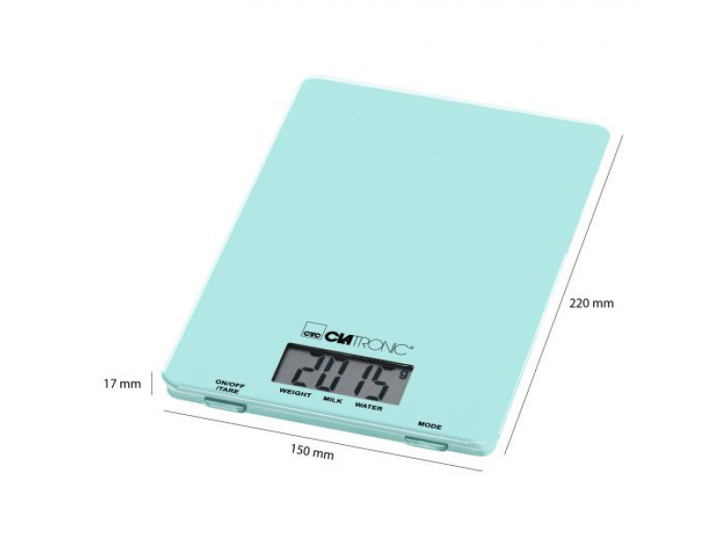 Bilancia da cucina Clatronic KW 3626 verde menta