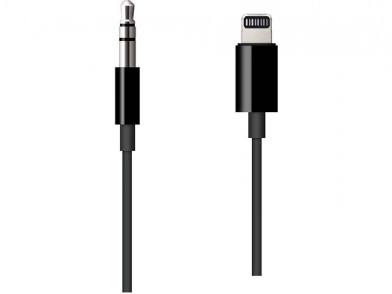 Apple Cavo audio da lightning a jack cuffie 3.5mm - Nero (Apple - Lightning to headphone jack cable - Lightning male to mini-ph