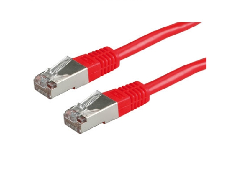 Value Cat6, 0.5m cavo di rete Rosso 0,5 m S/FTP [S-STP] (Value CAT6 S/FTP CU Ethernet Cable Red 0.5m)