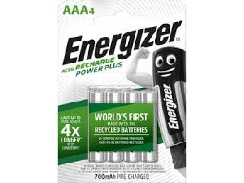 BLISTER 4 PILE RICARICABILI AA E300850300 A - ENERGIZER POWER