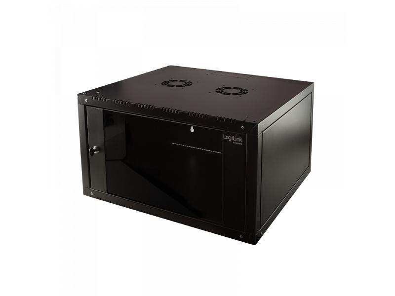 Logilink 19 custodia da parete monoblocco 21U 600X560mm, nero (W21E66B)