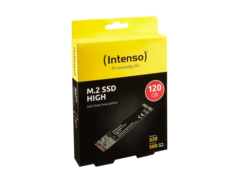 Intenso High M.2 120 GB Serial ATA III (120GB Intenso M.2 SATA III High Performance SSD)