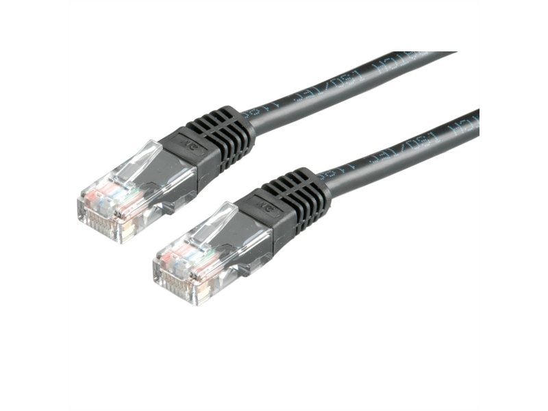 ITB RO21.99.1565 cavo di rete Nero 5 m Cat6 U/UTP [UTP] (NETWORK CABLE CAT6 UTP - BLACK 5M)