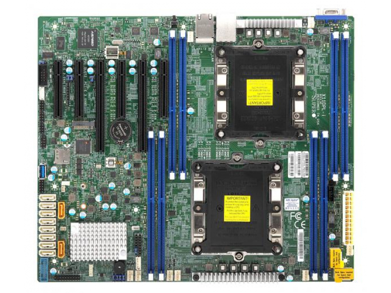 Supermicro ATX - Intel C621 - DDR4 SDRAM - UEFI AMI MBD-X11DPL-I-O