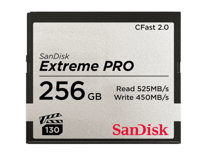 SanDisk Extreme Pro 256 GB CFast 2.0 (SANDISK EXTREME PRO CFAST 2.0 CARD 256GB)