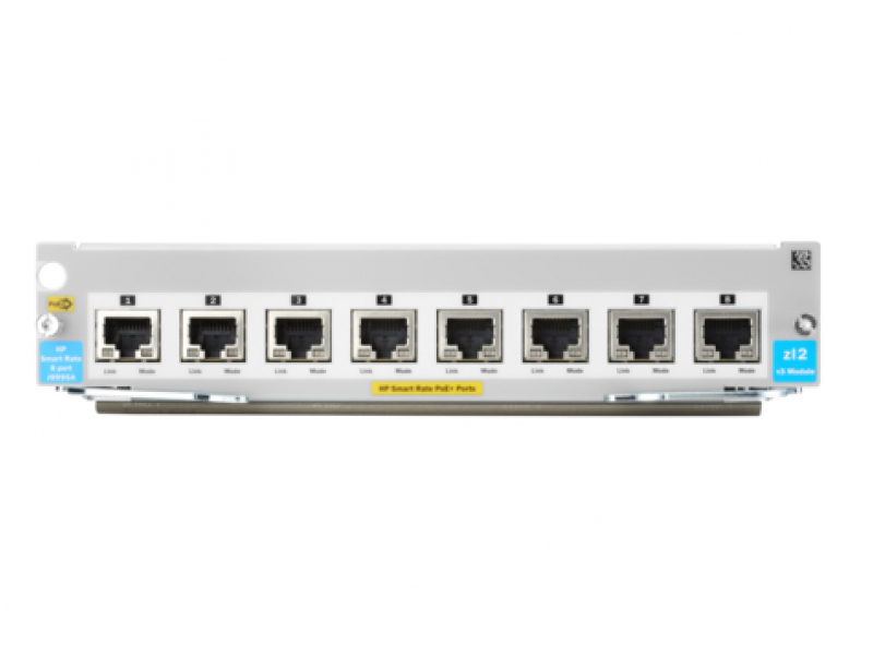 HPE - Modulo di espansione - 1/2.5/5/10GBase-T (PoE+) x 8 - per HPE Aruba 5406R, 5406R 16, 5406R 44, 5406R 8-port, 5406R zl2 -