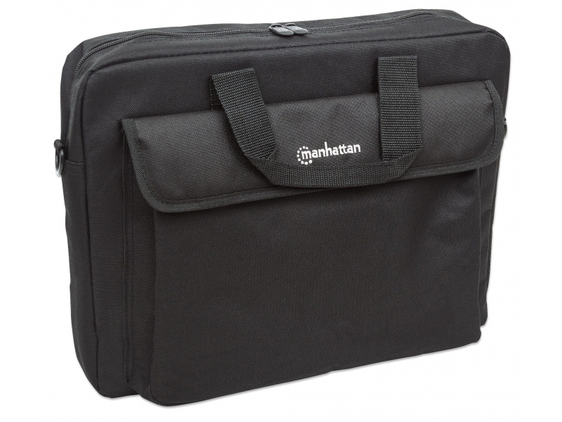 Manhattan 438889 borsa per laptop 39,6 cm (15.6") Valigetta ventiquattrore Nero