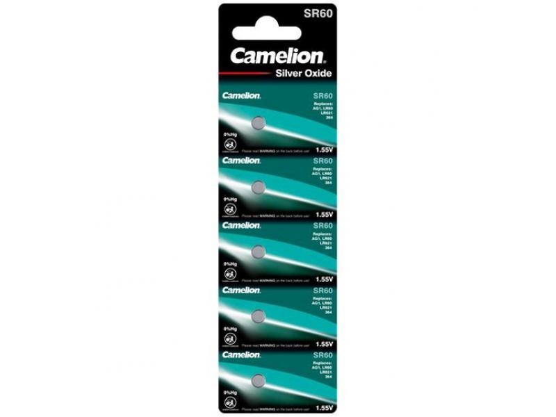Batteria Camelion SR60 Ossido d'argento (5 pezzi)