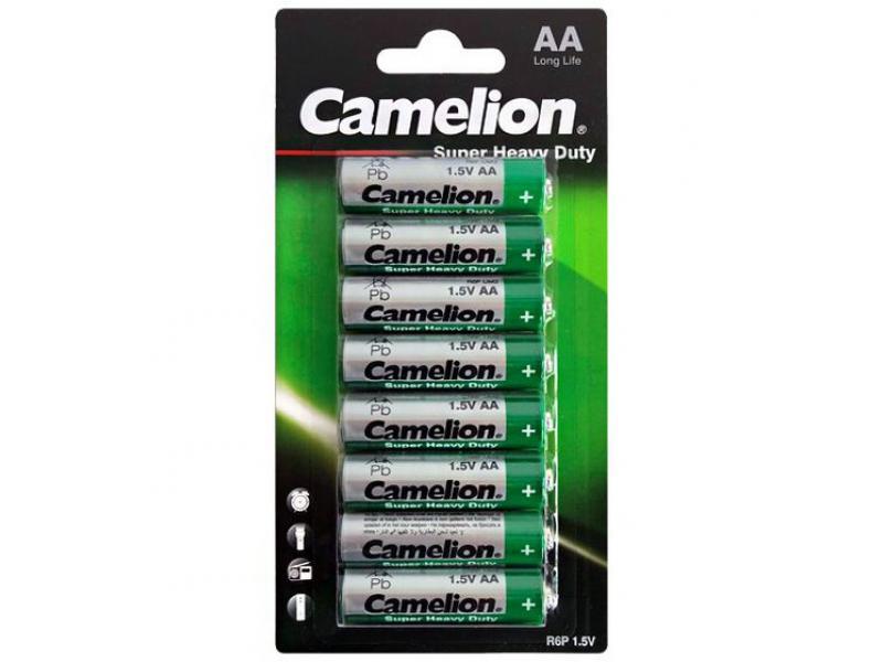 Batteria Camelion Super Heavy Duty Green LR6 Mignon AA (8 pz.)