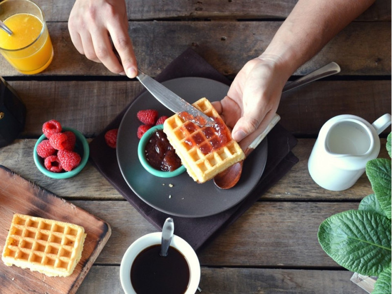 Macchina per waffle MPM MGO-13 grigia