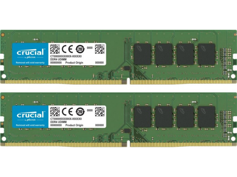 Crucial CT2K4G4DFS8266 memoria 8 GB 2 x 4 GB DDR4 2666 MHz (8GB Kit 4GBx2 Crucial DDR4 PC4-21300 2666MHz CL17 UDMIMM)