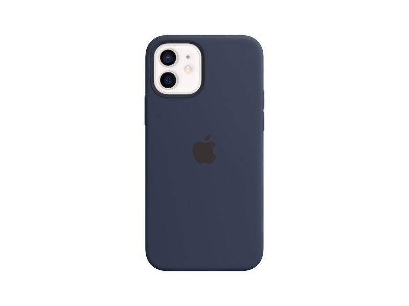 iPhone 12 12 Pro Silicone Case with MagSafe - Deep Navy