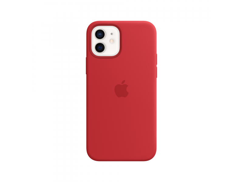Apple Custodia MagSafe in silicone per iPhone 12 |12 Pro - [PRODUCT]RED (Apple - [PRODUCT] RED - back cover for mobile phone -