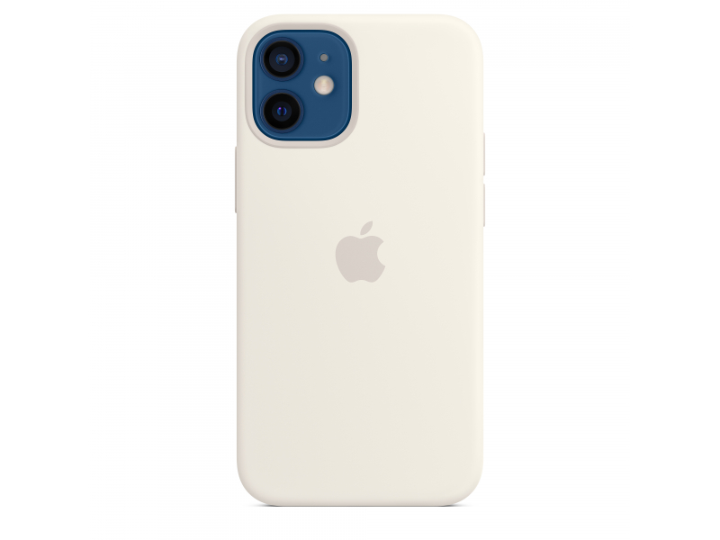iPhone 12 mini Silicone Case with MagSafe - White