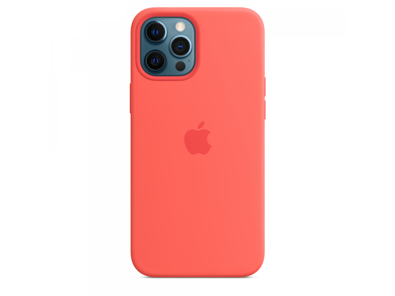 iPhone 12 Pro Max Silicone Case with MagSafe - Pink Citrus