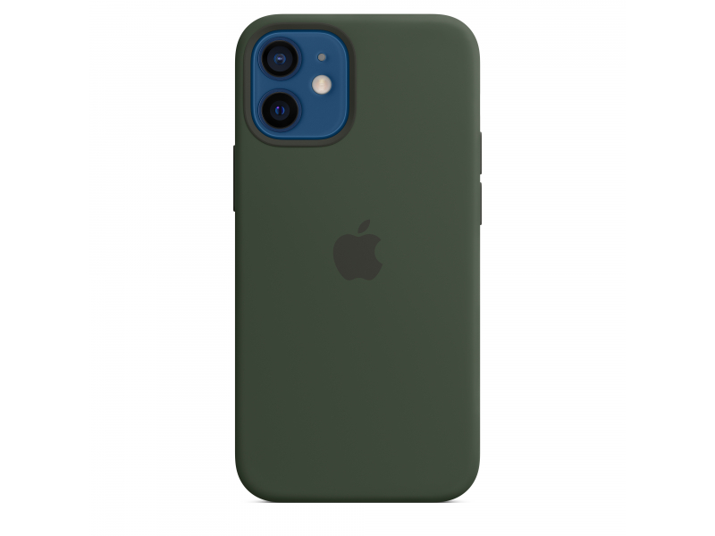 Apple Custodia MagSafe in silicone per iPhone 12 mini - Verde cipresso (Apple - Back cover for mobile phone - with MagSafe - si