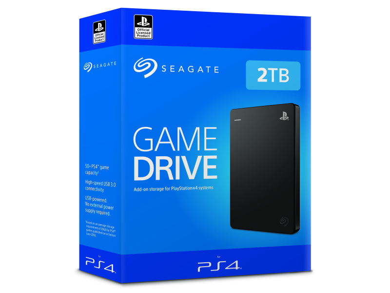 SEAGATE 2TB HDD for PS4