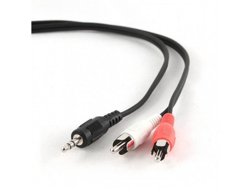 Jack da 3,5 mm CableXpert a 2 connettori cinch 1,5 m CCA-458