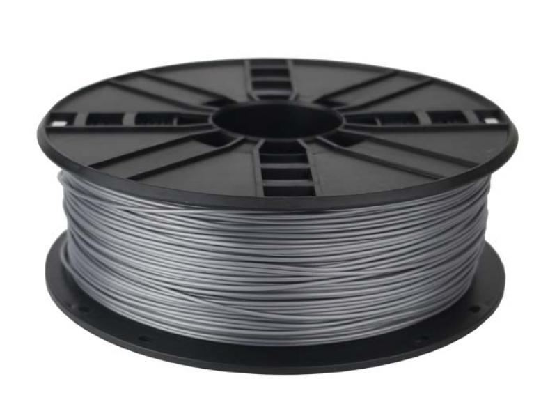 Gembird3 PLA argento, 1,75 mm, 1 kg - 3DP-PLA1.75-01-S