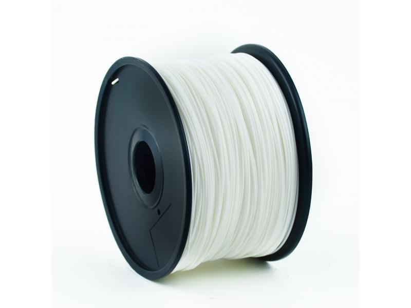 Gembird ABS Filamento Bianco 1.75mm 3DP-ABS1.75-01-W