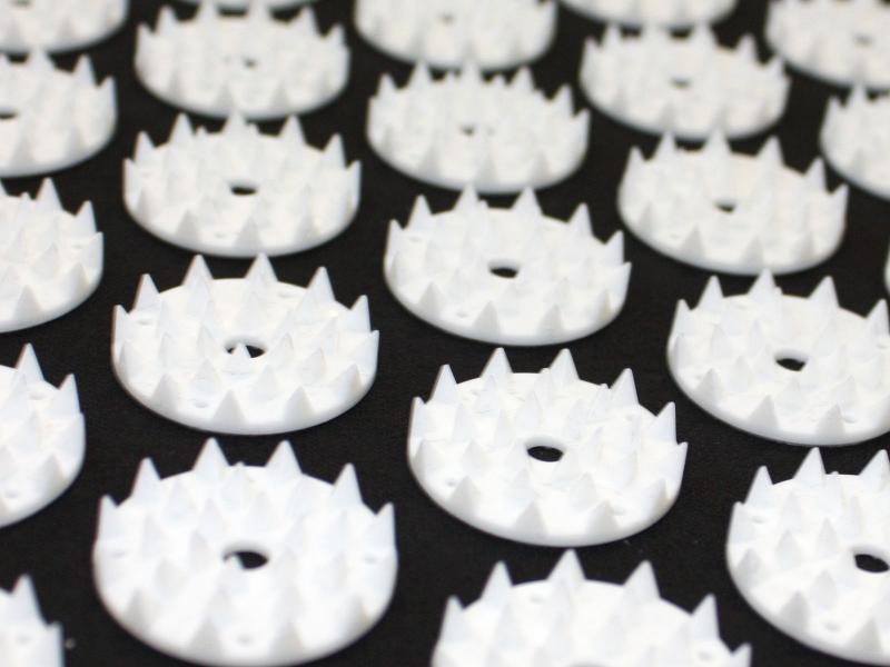 Tappetino per digitopressione Shanti / tappetino per unghie (65 x 41 cm, nero)