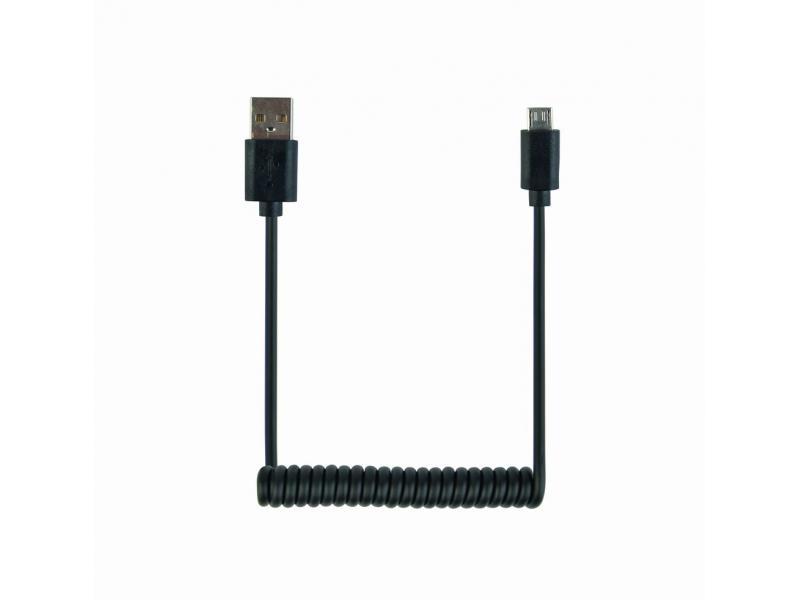 CableXpert Cavo micro USB intrecciato 1,8 m nero CC-mUSB2C-AMBM-6
