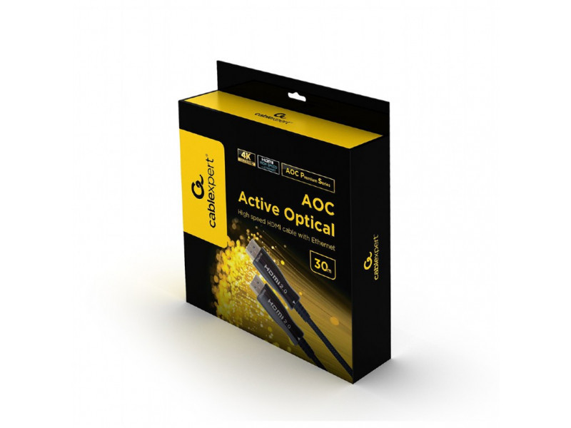 CableXpert Cavo HDMI Maschio a Maschio Premium 30m CCBP-HDMI-AOC-30M