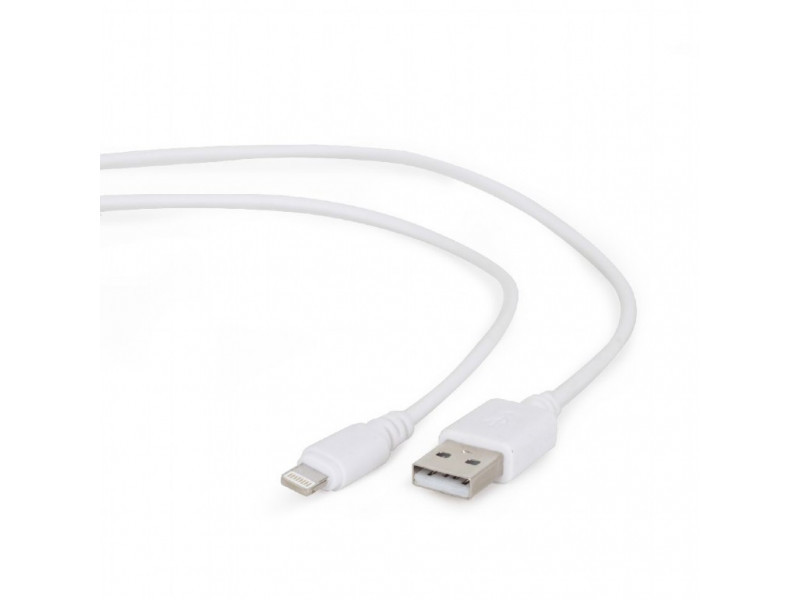 Cavo di ricarica CableXpert a 8 pin 1 m CC-USB2-AMLM-W-1M