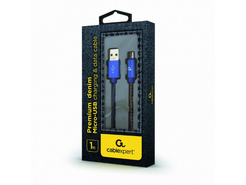 Cavo micro USB CableXpert 1,8 m CC-USB2J-AMmBM-1M-BL
