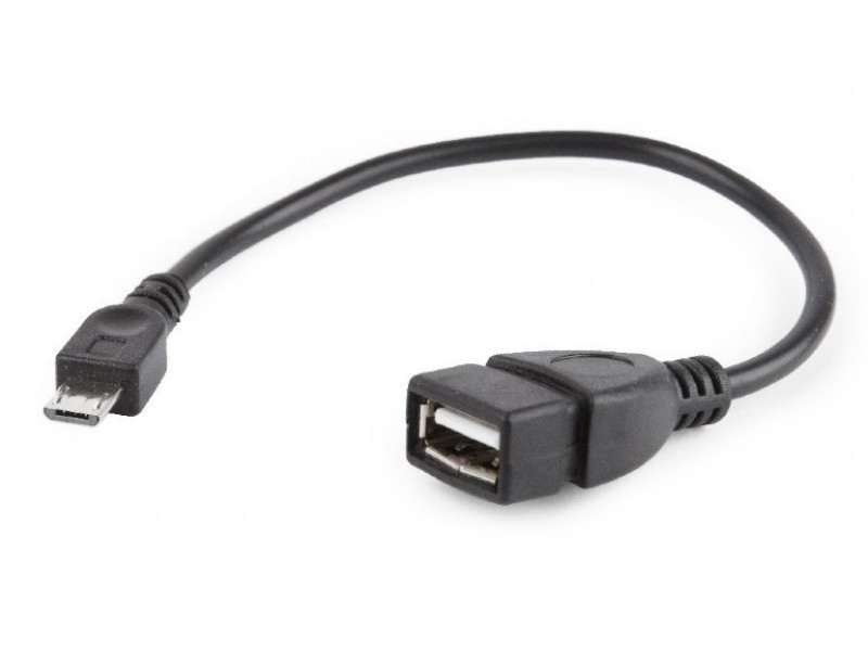 CableXpert Cavo adattatore USB OTG AF a Micro BM 0,15 m A-OTG-AFBM-03