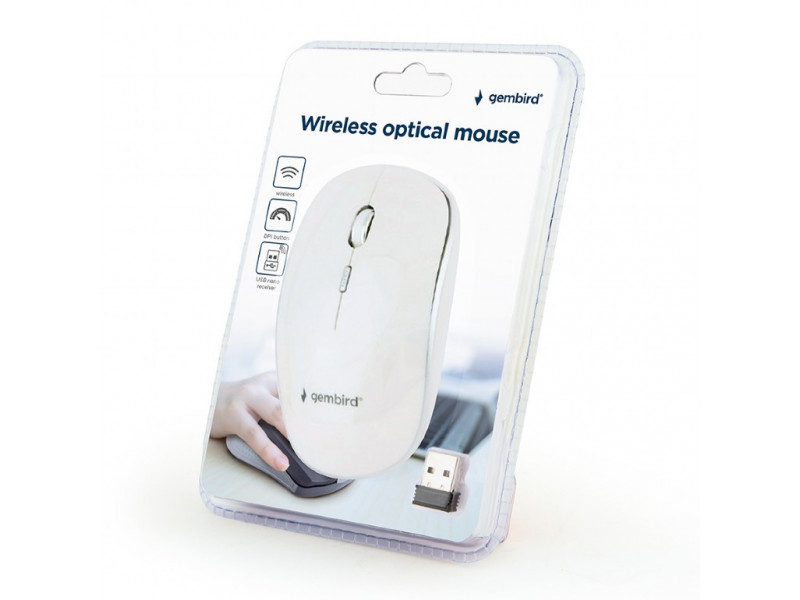 Mouse ottico Gembird MUSW-4B-01-W