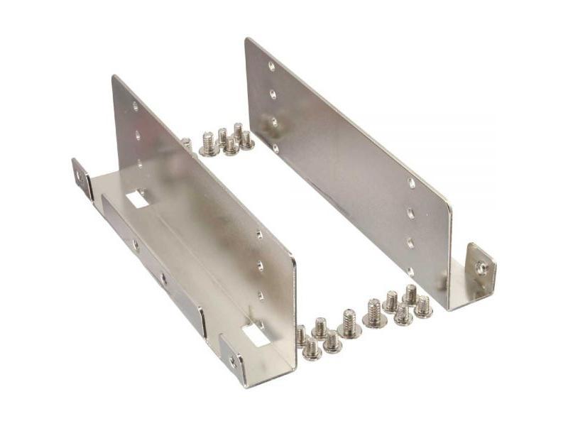 Gembird Telaio di montaggio in metallo per 4 unità x 2,5 SSD a 3,5 bay MF-3241