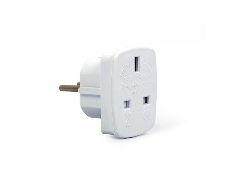 Adattatore da viaggio CA CableXpert da spina UK a spina UE A-AC-UKEU-001