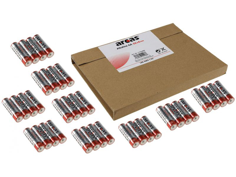 Batteria ARCAS Alcalina Mignon AA LR6 (32 4 pz.)