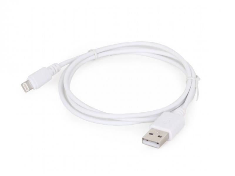 Cavo di ricarica a 8 pin CableXpert CC-USB2-AMLM-2M-W