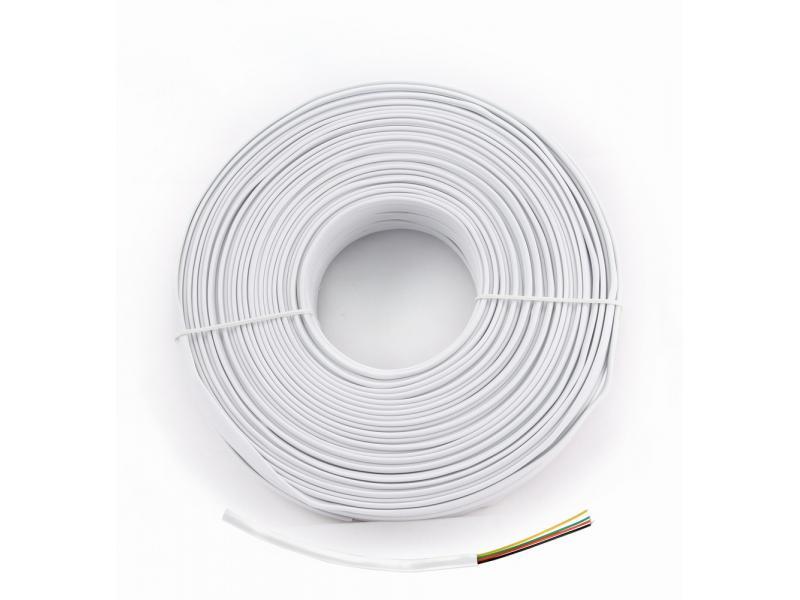 CableXpert Cavo telefonico piatto a trefolo 100m 4 fili TC1000S-100M