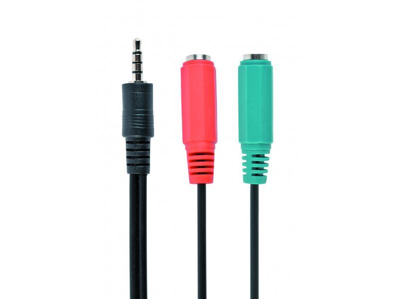 Cavo adattatore per microfono audio da 3,5 mm CableXpert 0,2 m CCA-417