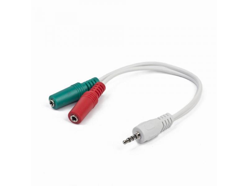 Microfono CableXpert da 3,5 mm a 4 pin maschio a femmina da 3,5 mm CCA-417W