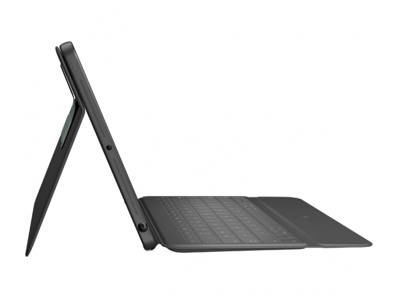Logitech Rugged Folio QWERTZ Tedesco Smart Connector Grafite