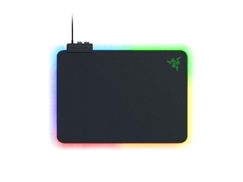 Razer Firefly V2 Tappetino per mouse per gioco da computer Nero (RAZER MEDIUM CHROMA FIREFLY V2 HARD)